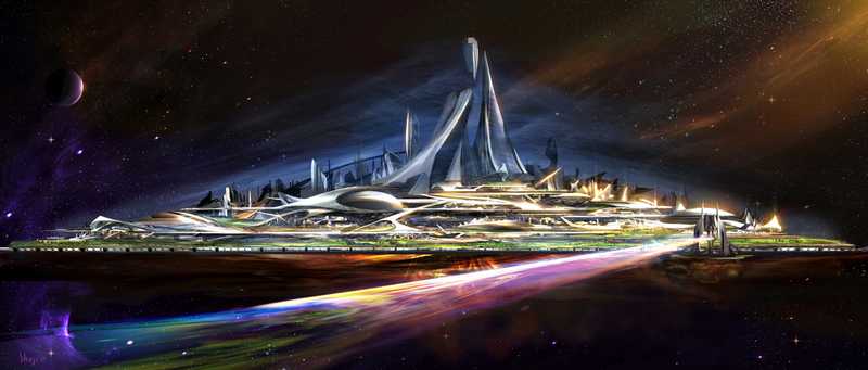Illustration for article titled Thor concept art includes a complete map of Asgard
